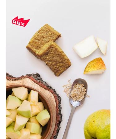 ProteinRex Protein cookies oatmeal without sugar Flapjack apple-brigade - Buy Online on GoSupps.com