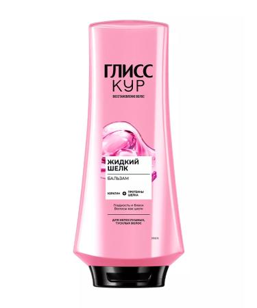 Gliss Kur Contribution balm for hair Women's liquid silk 360 ml - Buy Online on GoSupps.com