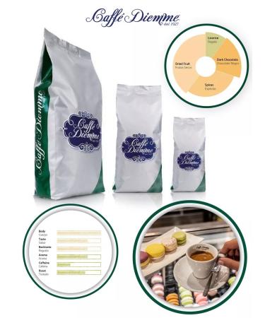 Caffe Diemme Coffee in grains Miscela Aromatica 1 kg - Buy Online on GoSupps.com