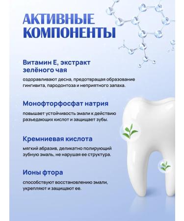 Dental Clinic 2080 Set of toothpaste green tea 120 g 2 pcs - Buy Online on GoSupps.com