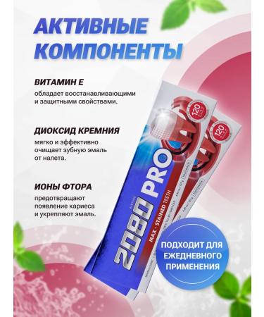 Dental Clinic 2080 DENTAL DENTAL Toothpaste Maximum Protection 125g 2pcs - Buy Online on GoSupps.com