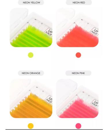 Le Maitre Eyens Neon Pink Caprice Mix 6 lines B 0.07 4-6 mm - Buy Online on GoSupps.com