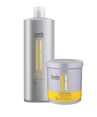 Londa Professional Visible Repair set Shampoo 1000 ml + mask 750 ml - Buy Online on GoSupps.com