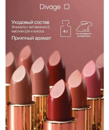 DIVAGE Lipstick moisturizing cream Matte Sensuality 02 - Buy Online on GoSupps.com