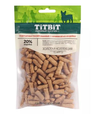 Titbit Flapped pillows with a turkey 100g