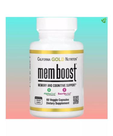 California Gold Nutrition Mem Boost to support memory and cognitive functions