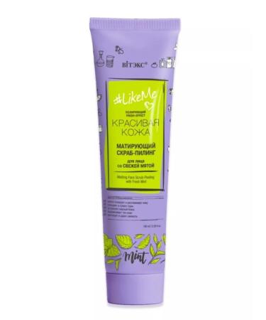 Vitex Facial scrub-peeling matting with fresh mint 100 ml - Buy Online on GoSupps.com