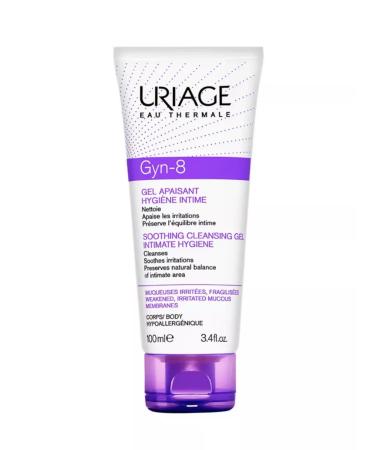 URIAGE Soothing gel for intimate hygiene Uryazh Gyn-8 100 ml - Buy Online on GoSupps.com
