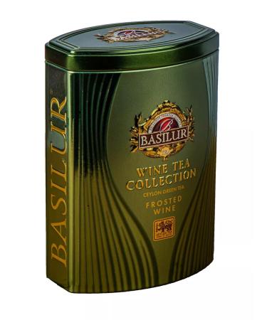 Basilur Gift tea in a can green leaf