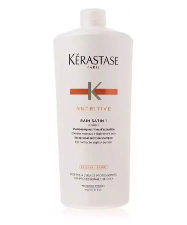 Kerastase Nutritive Satin 1 - shampoo for slightly dry hair 1000 ml - Buy Online on GoSupps.com