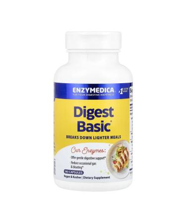 enzymedica Digest Basic with the main enzymes 180 capsules