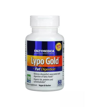 enzymedica Lypo Gold for the assimilation of fats 60 capsules