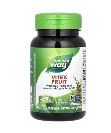 Nature's Way Vitex Vitex fruits 400 mg 100 capsules