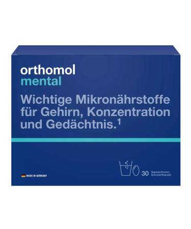 Orthomol Mental (powder+capsules) course 30 days - Buy Online on GoSupps.com