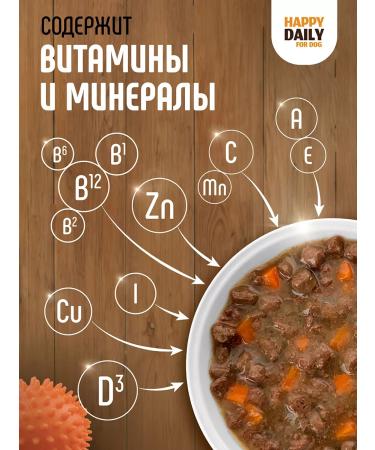 Happy Daily Wet feed for dogs lambs 970 g x 6 pcs - Buy Online on GoSupps.com