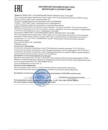 Art Life Chaga juice to support the work of the cardiovascular system - Buy Online on GoSupps.com