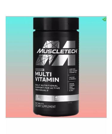 MUSCLETECH Platinum multivitamins for active people 180 pcs
