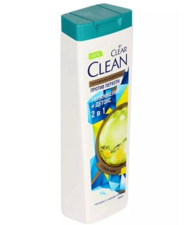 clear Shampoo and hair balm moisturizing and detox 365 ml - Buy Online on GoSupps.com