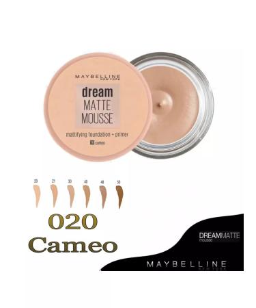 Maybelline New York Tonal face cream Dream Matte Mousse 20 Cameo 18 ml