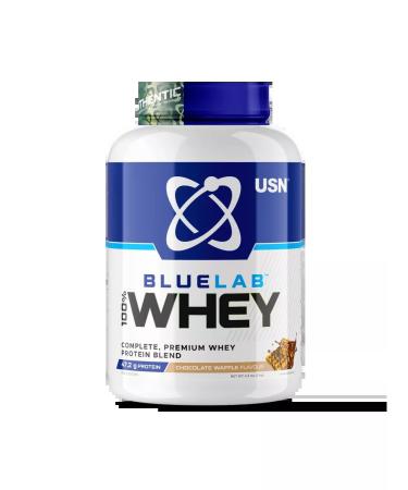 USN Blulab 100% Whey Premium Protein 2kg Chocolate Waffles - Buy Online on GoSupps.com