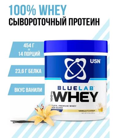 USN Blulab 100% Premium Whey Protein Vanil 454 g