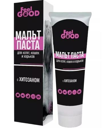 Feel Good Malt paste with a chitosan for Knock cats and ferrets 75 ml - Buy Online on GoSupps.com