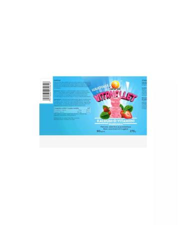 GGGstore SANA-SOL Calcium + vitamin D Strawberries 90 pcs - Buy Online on GoSupps.com