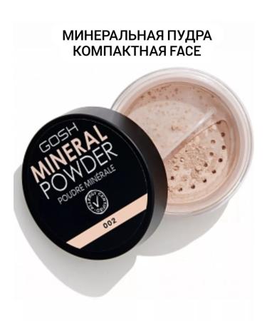 Bruttle face powder Gosh Soft Pink