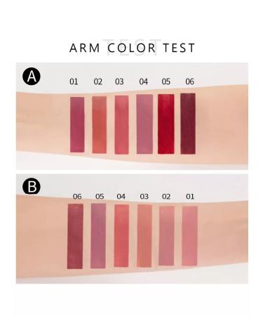 KameJ Liquid matte lipstick 6 pcs tone a - Buy Online on GoSupps.com