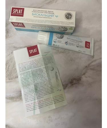SPLAT Bioactive toothpaste Biocalcium bleaching 100g - Buy Online on GoSupps.com