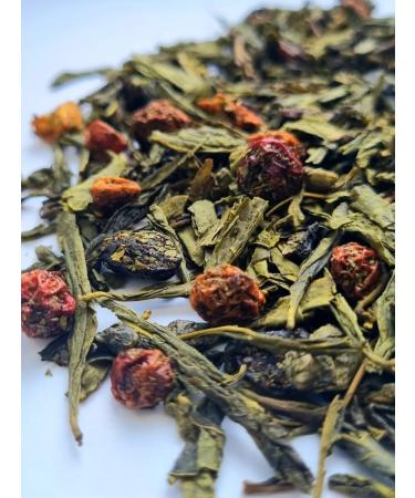 Vintage loose leaf tea Green sheet four berries 100 grams - Buy Online on GoSupps.com