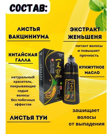 MEIDU Shampoo-color against gray hair (black) - Buy Online on GoSupps.com