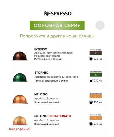 Nespresso Ristretto Intenso - Coffee in Vertuo capsules - Buy Online on GoSupps.com