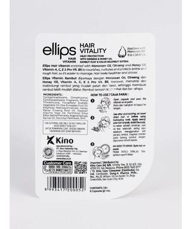 Ellipses Hair Vitamin. 5  - Buy Online on GoSupps.com