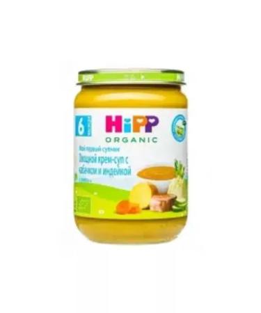 Hipp Vegetable cream-SUP with a turkey from 6 months 190. x 6 pcs - Buy Online on GoSupps.com
