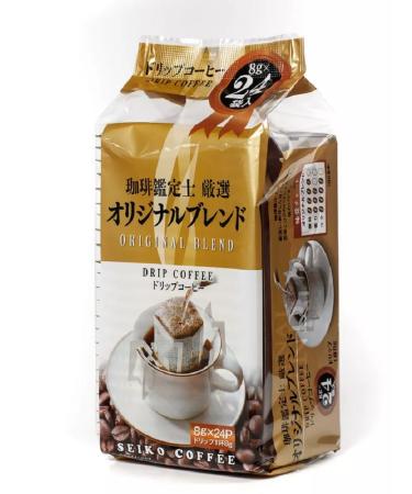 Seiko Ground coffee drip packets Japanese 24 pieces