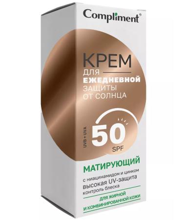 Compliment Sunscreen for face cream matting 50 ml - Buy Online on GoSupps.com