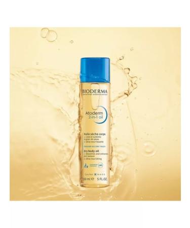 Bioderma Dry body oil after a shower 2 in 1 atoderm 150 ml - Buy Online on GoSupps.com