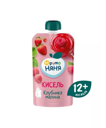 Frutonyanya Kisel from berries strawberries and raspberries 130ml (12 pcs) - Buy Online on GoSupps.com
