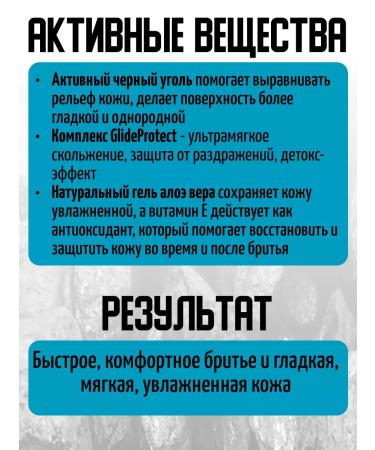 Vitex Shaving cream with active coal Black Clean for Men 100 ml - Buy Online on GoSupps.com