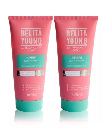 Belita Young hand and body cream 150 ml. Tububa 2 pcs