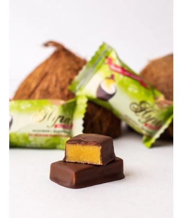 Golitsyn Nuga Nuga Nuga with the taste of pina-strokes with fructose 1 kg - Buy Online on GoSupps.com