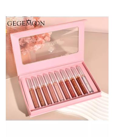 SAMURAY Set of matte lipsticks and lip glosses 10 pcs