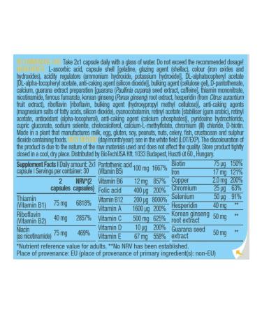 BioTechUSA Vitamins of group B B-Complex 30 servings - Buy Online on GoSupps.com