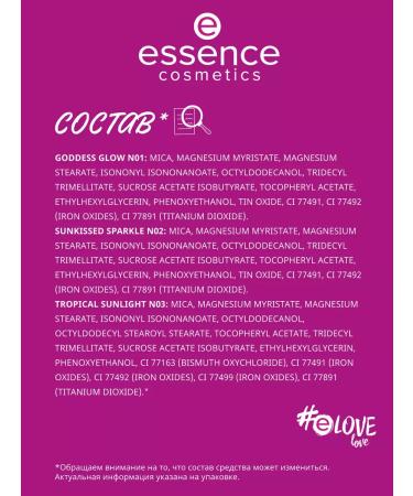 Essence Palette of highlighters and bronzers Love that Glow & Bronze - Buy Online on GoSupps.com