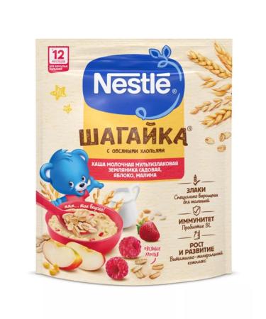 Nestle Porridge multi-plate strawberry-Yobloko-Malina 190 gr