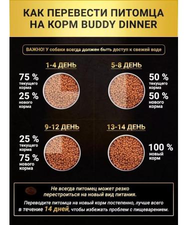 BUDDY DINNER Dry food for dogs with beef 6 kg - Buy Online on GoSupps.com