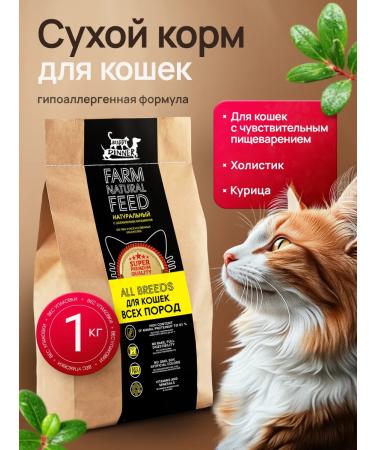 BUDDY DINNER Dry food for cats with chicken 1 kg