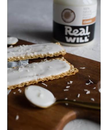 Real Will Coconut paste without sugar 2 pcs 1 kg - Buy Online on GoSupps.com
