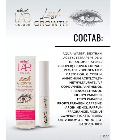 BELITA Lab Color eyelash growth for eyelash growth - Buy Online on GoSupps.com